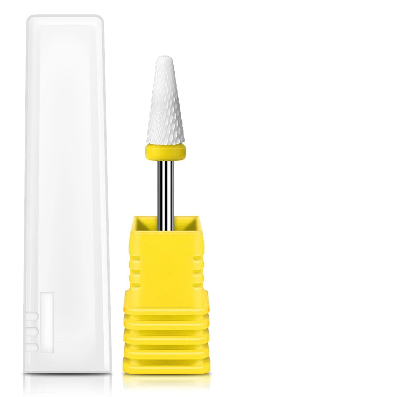 Embout Ceramique Ponceuse Ongle Conique Grain Extra Fin