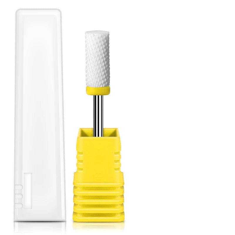 Embout Ceramique Ponceuse Ongle Cylindre Grain Extra Fin