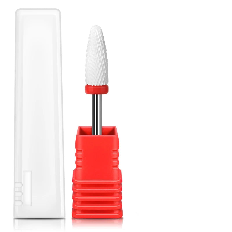 Embout Ceramique Ponceuse Ongle Flamme Grain Fin