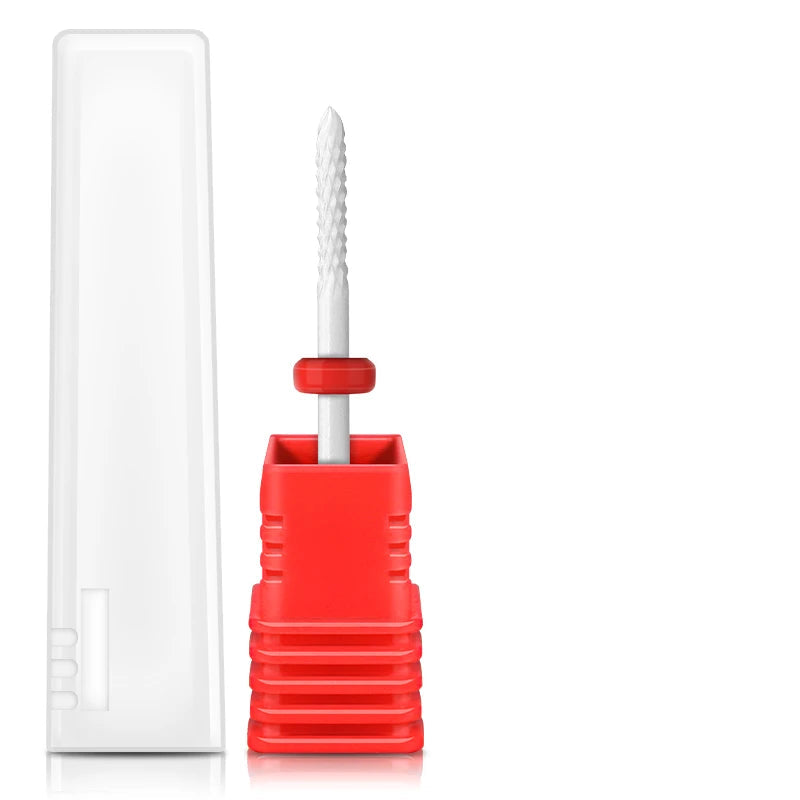 Embout Ceramique Ponceuse Ongle Petite Flamme Grain Fin
