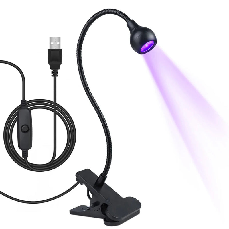 Lampe UV Ongles pour Pose Americaine noir