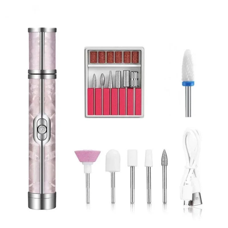 Petite Ponceuse à Ongle rose