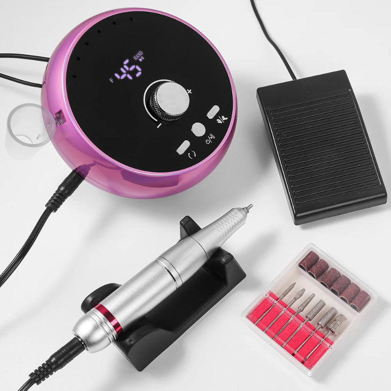 Ponceuse Ongle Professionnelle Portable violet