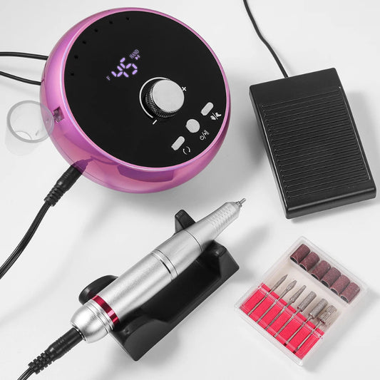 Ponceuse Ongle Professionnelle Portable violet