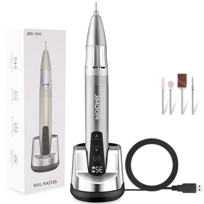 Ponceuse Ongle Sans Fil argenté