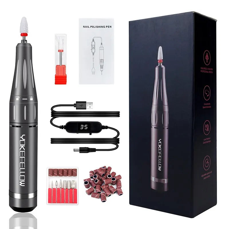 Ponceuse Ongle Semi Permanent​ gris