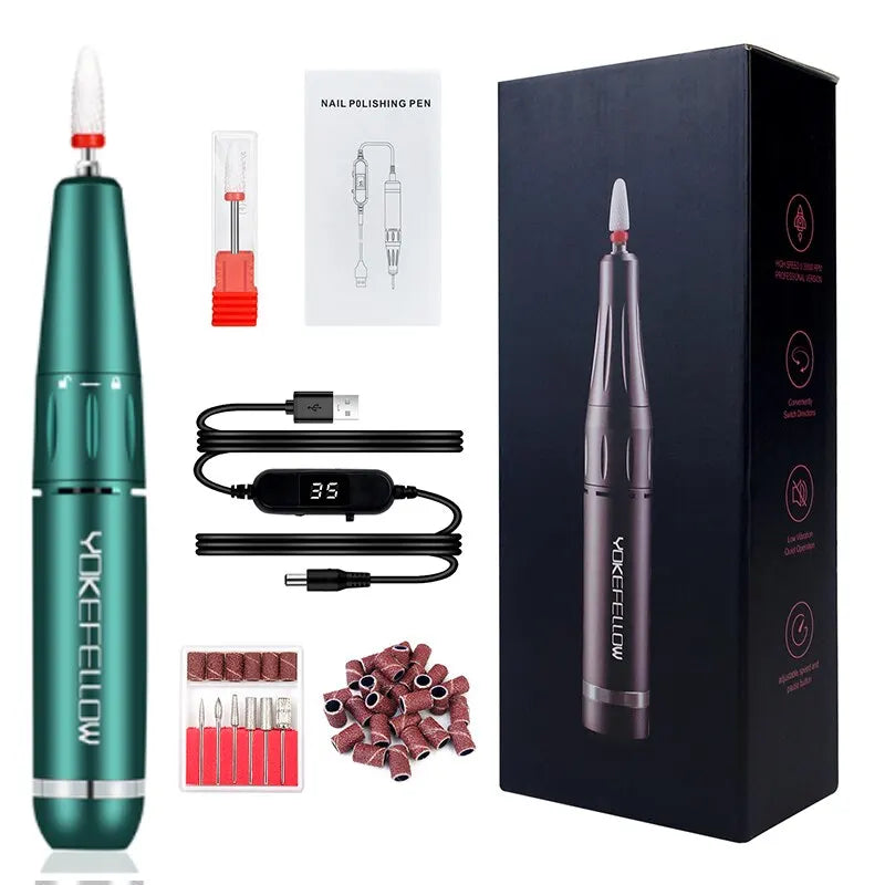 Ponceuse Ongle Semi Permanent vert​