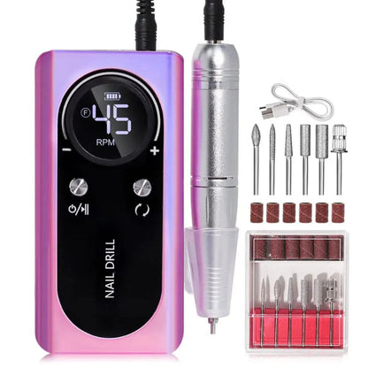 Ponceuse-Ongles-Pro-violet
